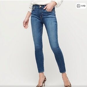 J. Crew 9” High-Rise Toothpick Jeans